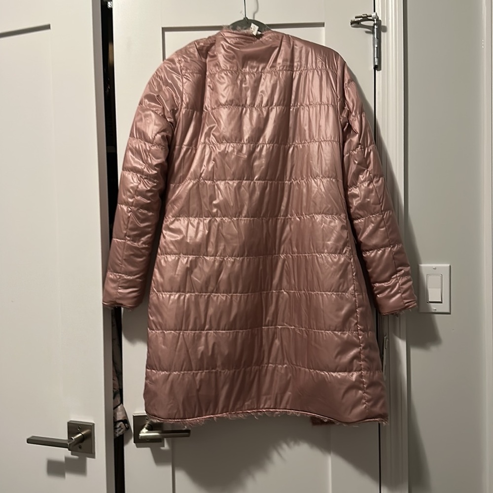 Via Spiga Reversible Faux Fur Coat - Picture 7 of 13